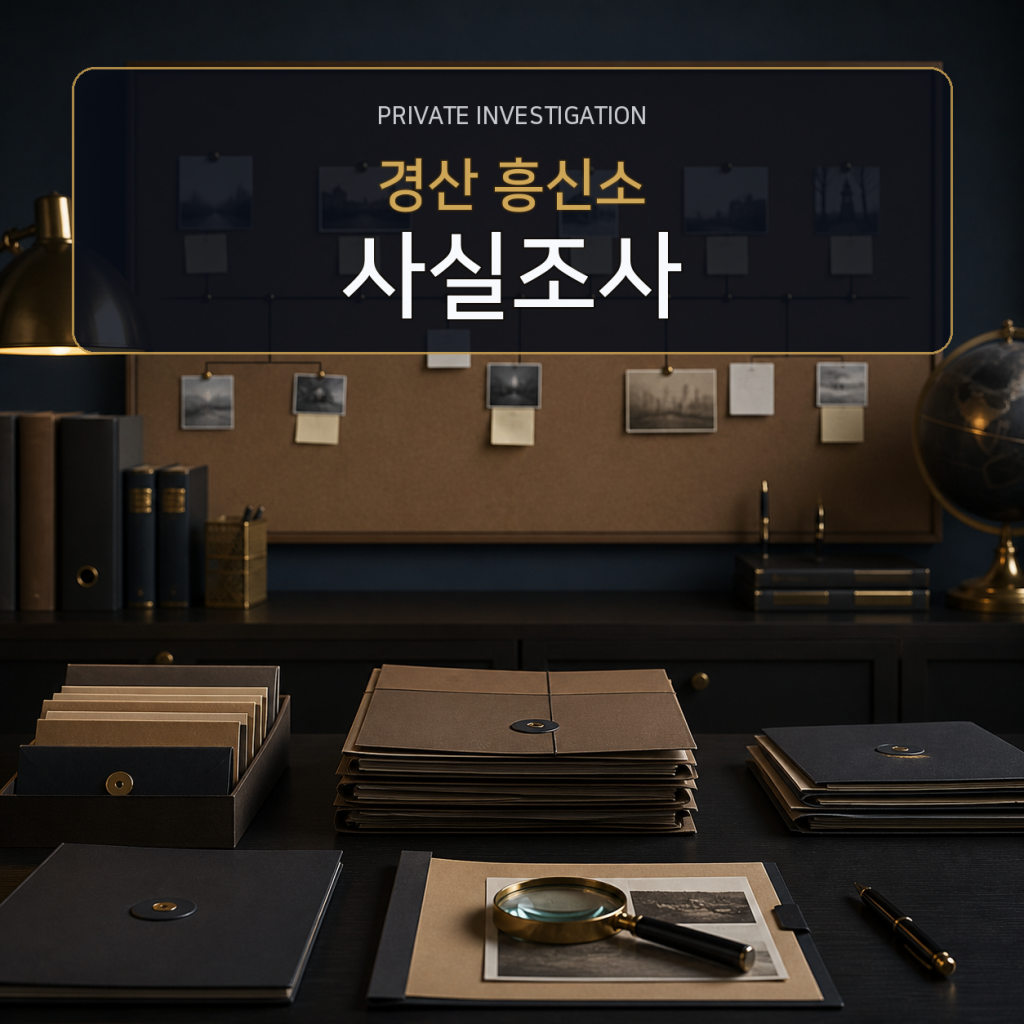 경산 사실관계 조사 전문 흥신소
