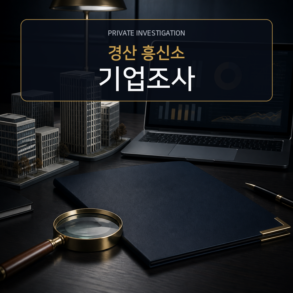 경산 기업·거래처 조사 전문 흥신소