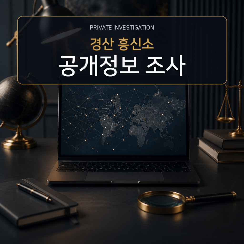 경산 디지털 공개정보 조사 전문 흥신소