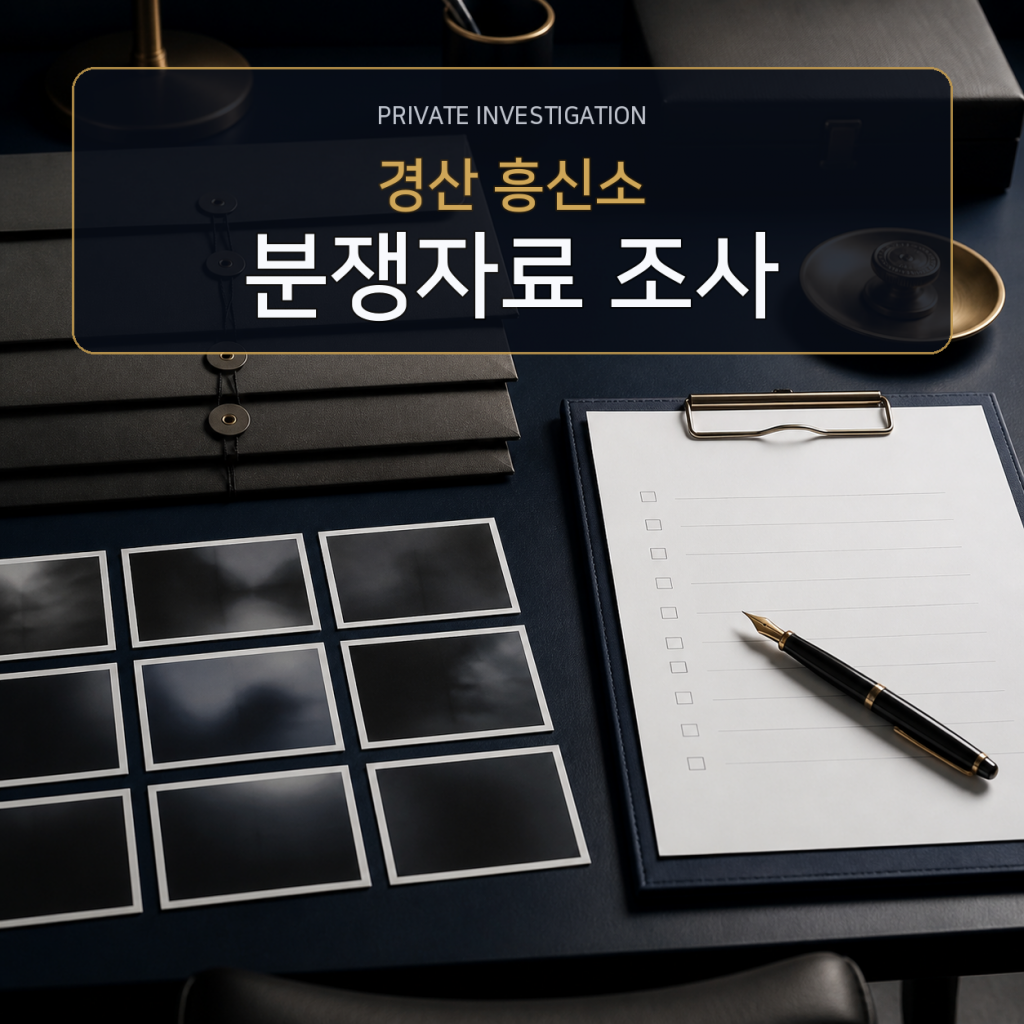 경산 분쟁자료 조사 전문 흥신소